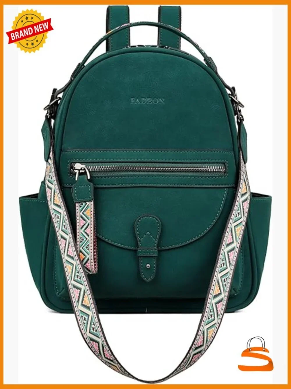 Mini Backpack Purse for Women, Faux Leather Shoulder Bag Handbag Travel